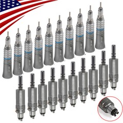 NSK Style Dental Straight Nosecone /Air Motor Low Slow Speed Handpiece 4H 1:1 AA
