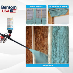 Adhesive Guru Quick Coat Closed Cell Spray Foam Insulation Kit(36X32.8Oz-720 Brd