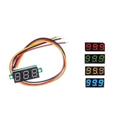 Mini DC 30V 2 Wire LED Digital Tube Display Panel Volt Meter Voltage Voltmeter#