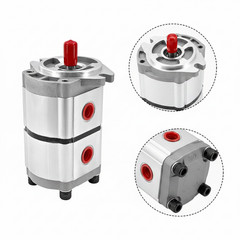 New Two-Section Hydraulic Gear Pump PGP51088G3LP For Skid Steer Loader KTT23 AGT