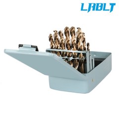 LABLT 25 Pcs 1-13MM Cobalt Jobber Twist Drill Bit Sets For Drilling Hard Metal