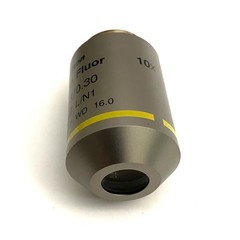 Nikon Plan Fluor 10x/0.30 DIC L/N1 ∞/0.17 WD 16.0 Microscope Objective Lens