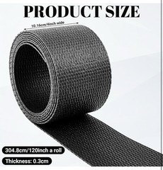 4 Inch Wide Black Conveyor Belt Material, PVK 150 Cover One Side, 10 Foot Length