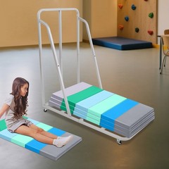 Rest Mat Trolley Storage Cart Rolling Cart for Sleeping Mats Teaching Rolling