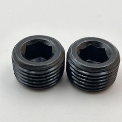 USA! NPT Plug Hex Countersunk Plug Pipe Fitting 3/8NPT Male Thread Socket 10PCS