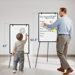 Durable Magnetic Dry Erase Board 36″x24″ with Stand – Ideal for Office & School