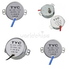 AC 12V/110V/220V TYC-50 4W 50/60Hz Synchronous Motor 2.5/3/5/6RPM For *le