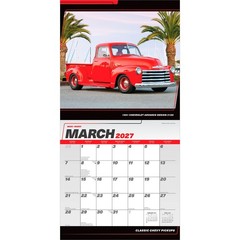 Classic Chevy Pickups OFFICIAL | 2027 12×24″ (Hanging) Wall Calendar
