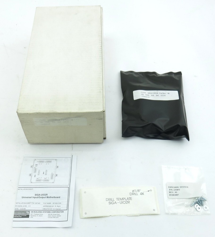 Edwards EST SIGA-UIO2R Universal Input-Output Board Fire Alarm Module NEW