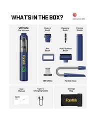 Fanttik V8 Mate Upgraded Cordless Car Vacuum, Portable Mini Vacuum with 13000…