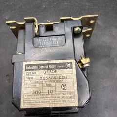 WESTINGHOUSE BF30F 765A179G01 RELAY 300V 120V Coil NOS