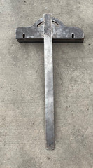 Unknown Miter Gauge 24″ Bar Length 1-1/2″ Bar Width 1/4″ Bar Thickness (6059)