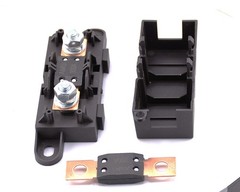 2 Pack MEGA Style Fuse Block Holder 60A–300A 12-24V High Current w/ Fuse & Cover