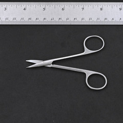 Aesculap BC173R Stevens Tenotomy Scissors Curved B/B Round Handle 4¼ in
