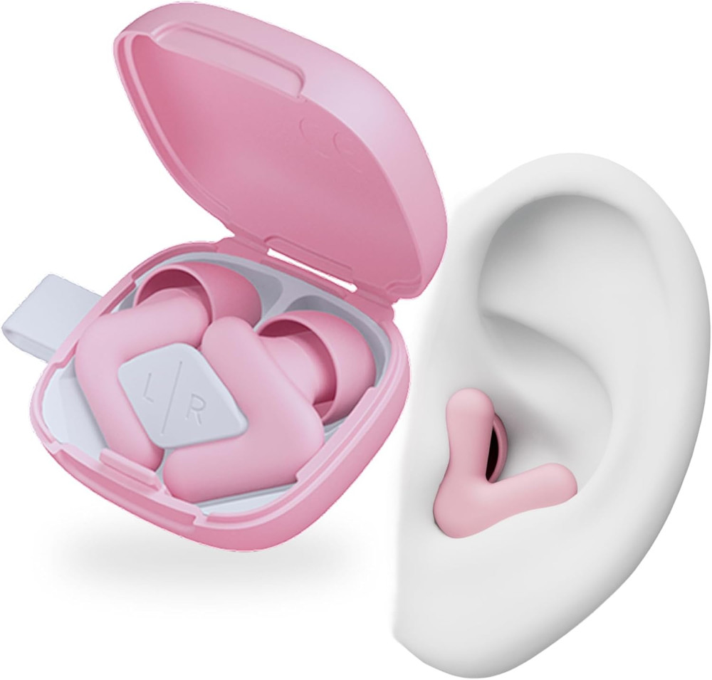 Alpine Silence Earplugs for Sleep, Focus & Travel – V-Shape Snug Fit & Soft O…