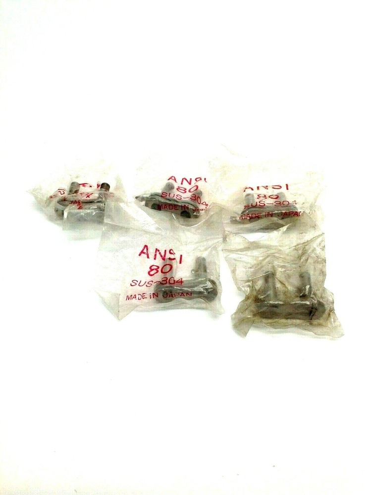 ANSI 80 SUS-304 #80 Stainless Steel Connecting Master Link LOT OF 5
