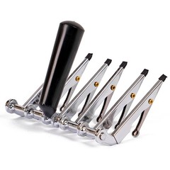 1pc Dental Veneer Porcelain False Teeth Clip Brush Glazing Handle