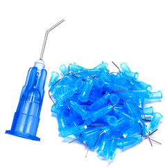 200Pkg 18 Gauge Dental Pre Bent Dispensing Needle Etch Tips – Blunt Disposable O