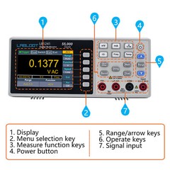 Labloot 4 1/2 Digits LB1241 Bench-type Digital Multimeter True RMS 55000 Counts