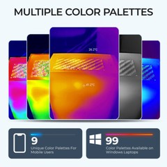 TOPDON TC001 Plus Compact Thermal Imaging Camera for USB-C Android Night Visible