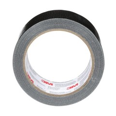 3M Black Duct Tape, 1.88 In x 20 Yds Heavy Duty Water-Resistant Cloth Tape, 1 Ro