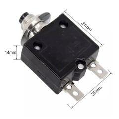 3x NEW 20 Amp Push Button Thermal Circuit Breaker 12-50V DC 125-250V Volt AC 20A