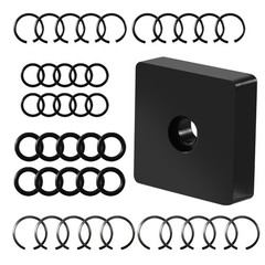 1/2″ and 3/8″ Impact Retaining Ring Clip with O-Ring for Milwaukee Electric