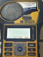 Brady BMP 21 Plus Portable Handheld Label Maker Printer Cartridge batteries Good