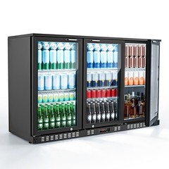 VEVOR 11.4 Cu.Ft Back Bar Cooler Commercial Beverage Refrigerator Under Counter