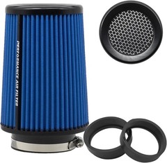 3 3.5 4 inch Cold Air Intake Filter 76mm 89mm 101mm Performance B-4in-Blue
