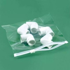 250 Pcs Clear Zip Top Slider Bags, Reclosable, 2.75 Mil, 8″ x 10″