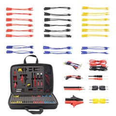 Automotive Multimeter Test Leads Kit Insulated Banana Plug Alligator Clip Probe