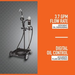 Ironton Air-Operated 5:1 Oil Pump Kit, 3.7 GPM