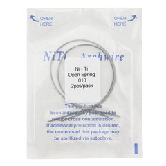 180mm Dental Orthodontic Niti Open Closed Coil Spring Arch Wire 010 012 6/9/12mm
