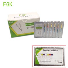 21/25MM Dental Endo Rotary Files Blue Taper NITI Endodontic Root Files 6pcs/pack
