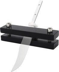 Hardened File Guide Knife Making Tool, Hardened Metal Hardness up to 55, for