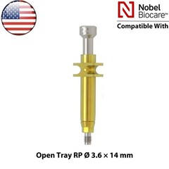 Dental fits Nobel Active NP/RP Impression Transfer Coping Open Close Tray Analog