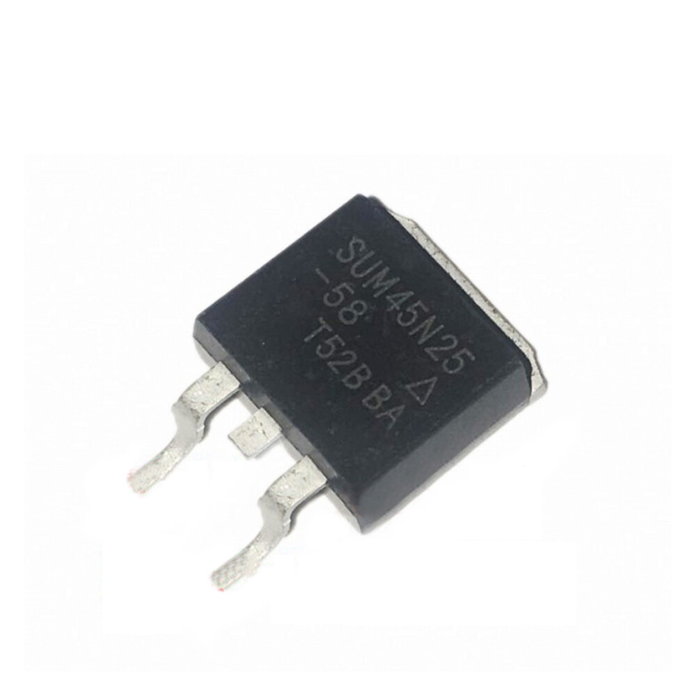 10pcs SUM45N25-58 TO263 SUM45N25 TO-263 45N25 N-Channel 250V 45A MOSFET