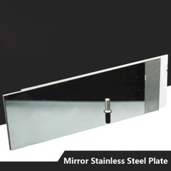 201 Stainless 8K Steel Mirror Polished Plate Sheet Thickness 1mm/1.5mm/2mm/3mm