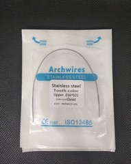 20Packs Dental Orthodontic Stainless Steel Tooth Color Rectangular Arch Wires