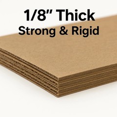 100 – 7.5″ x 7.5″ Corrugated Filler insert Pads 45 RPM For 7″ Record Mailers