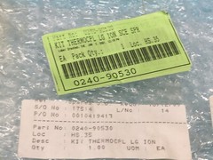 AMAT 0240-90530 Kit Thermocouple LG Ion SCE SPR, 0720-90449, 0720-90450, 160013