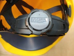 Lot of 9 MSA V-GARD Protective Hard Hat With MSA SUSPENSION – FAST SHIP!