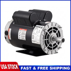 Air Compressor Electric Motor 2HP 56 Frame Single Phase 230V Volt 3450 RPM 60 Hz