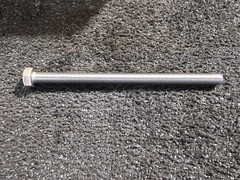 (QTY 4) Hex Bolt Stainless Steel Cap Screw Fully Threaded 12″ Long