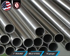 1″ Round Metal Tube – Mild Steel – 14 gauge – ERW – 11″ inch long