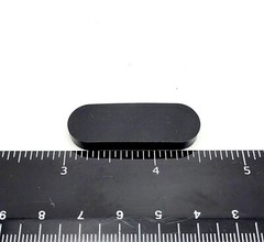 1 1/2″ x 1/2″ Oval Rubber Stick on Feet Bumpers 3/16″ Thick 3M Adhesive Backing