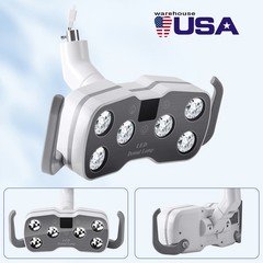 Dental LED Oral Light with Dual-Color Temperature 2 yellow light + 4 white ligh