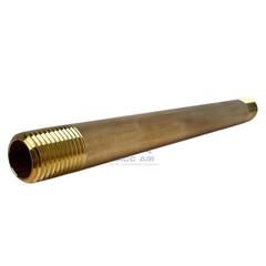1/4″ Male NPT X 6″ Long Pipe Nipple 5″ Extension Threaded Fitting Brass
