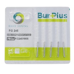 Wave Dental Bur FG 330 245 169L Carbide Burs Pear Shape High Speed Friction Crip
